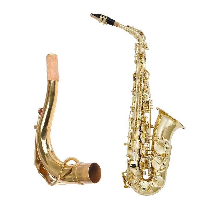 Lovermusic 27.5mm Port Golden Copper Alto Tenor Elbow Bend Neck Replacement Parts for Saxophone - Image 4